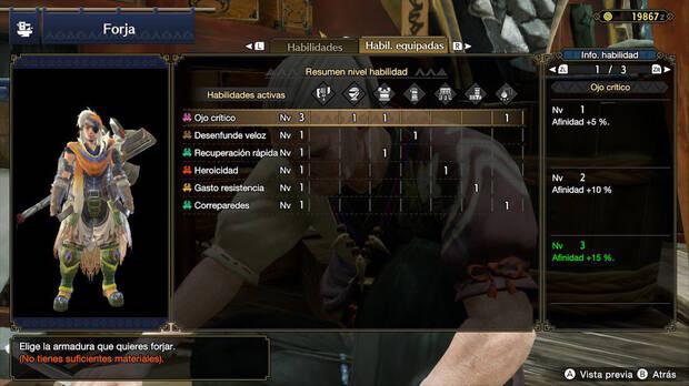 Monster Hunter Rise - ¿Cómo funcionan las habilidades de las armaduras?