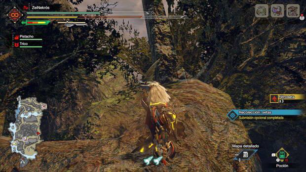 Monster Hunter Rise - Mensaje frenesí #II del Templo olvidado