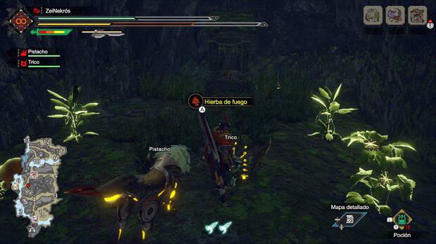 Monster Hunter Rise - Mensaje antiguo #VIII del Templo olvidado