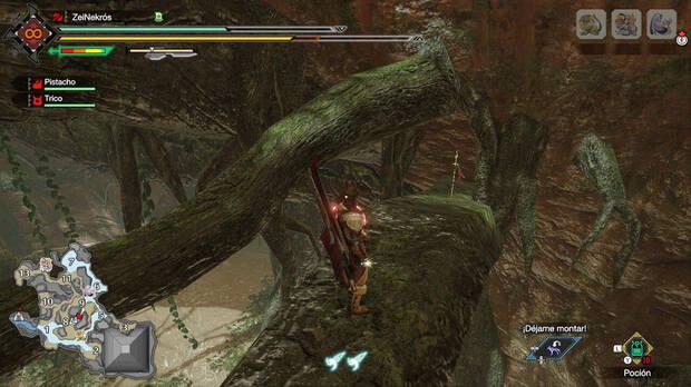 Monster Hunter Rise - Mensaje antiguo #II del Bosque inundado
