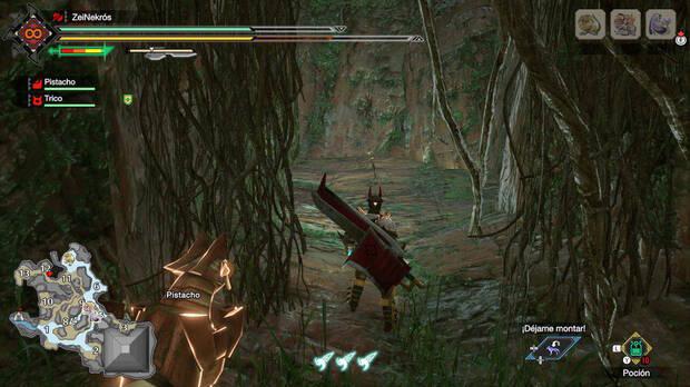 Monster Hunter Rise - Mensaje antiguo #VI del Bosque inundado