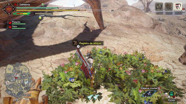 Monster Hunter Rise - Mensaje antiguo #IV de los Llanos arenosos