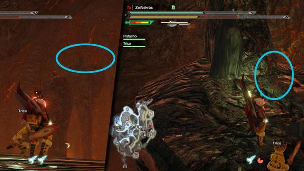 Monster Hunter Rise - Mensaje antiguo #IV de las Grutas de lava