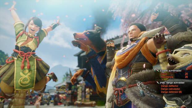 Monster Hunter Rise - Aumento de salud y resistencia de los dangos