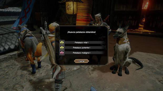 Monster Hunter Rise - Todos los tipos de petalazo