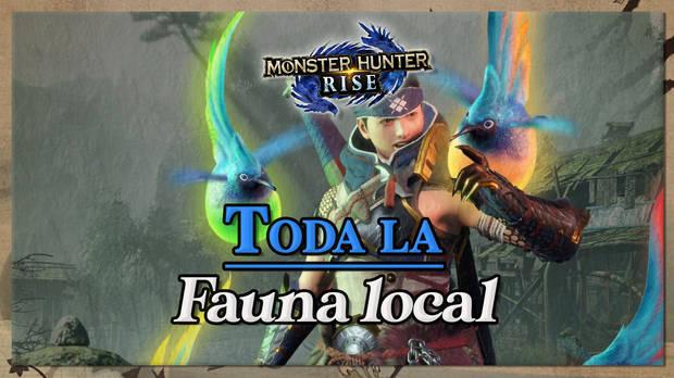 Guía completa de Monster Hunter Rise - Toda la fauna local