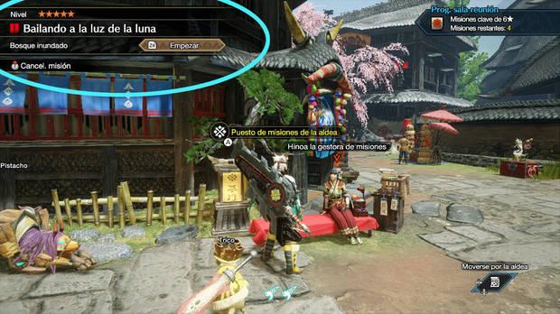 Monster Hunter Rise - Aceptar y empezar una misión