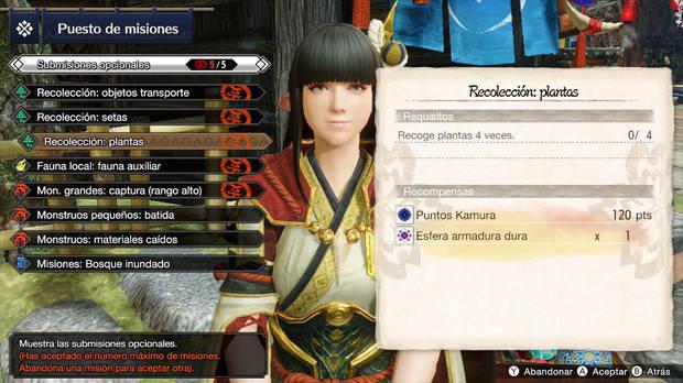 Monster Hunter Rise - Submisiones opcionales