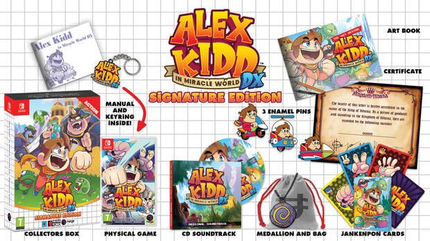 Signature Edition de Alex Kidd in Miracle World DX.