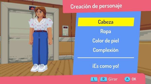 El editor de personajes de 'Say No! More' es bastante más variado de lo que cabría esperar.