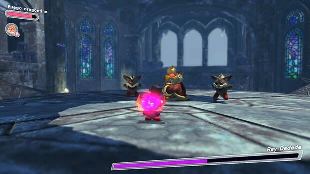 Kirby y la tierra olvidada - Ganar el combate contra el Rey Dedede sin cubrirte