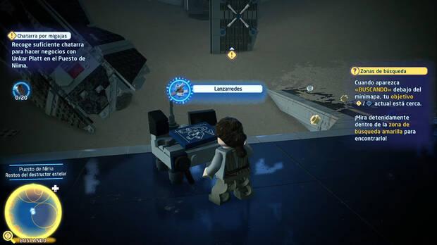 LEGO Star Wars: The Skywalker Saga - Cómo crear las herramientas de chatarrero en el Episodio VII