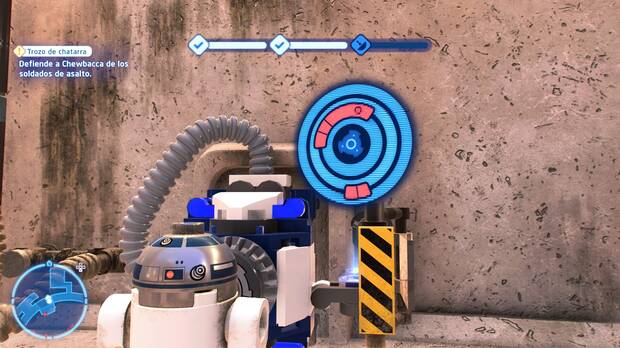 LEGO Star Wars: The Skywalker Saga - Cómo interactuar con las consolas azules