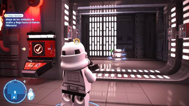 LEGO Star Wars: The Skywalker Saga - Cómo interactuar con las consolas rojas