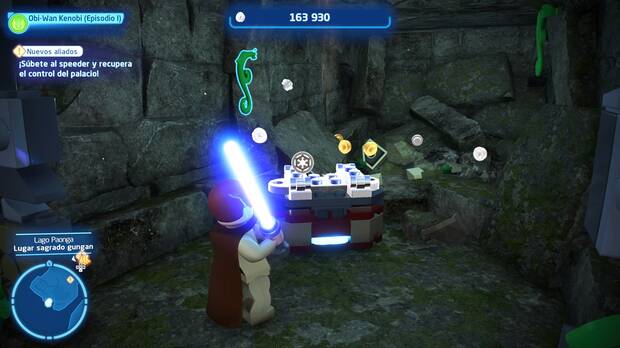 LEGO Star Wars: The Skywalker Saga - Cómo destruir objetos de metal brillante