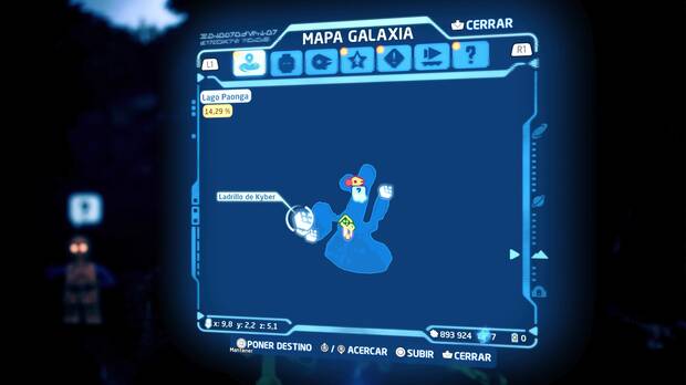 LEGO Star Wars: The Sywalker Saga - Lago Paonga, ubicación del Ladrillo 7