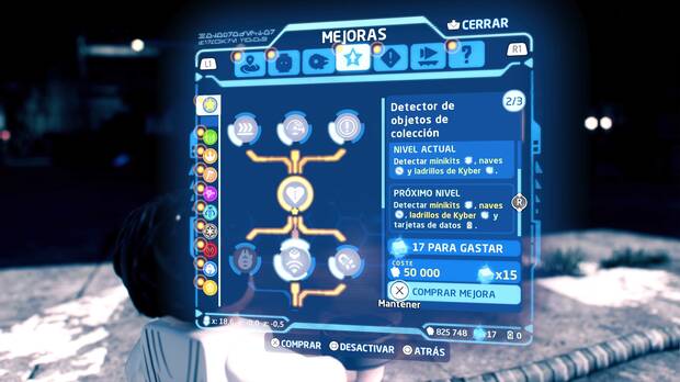 LEGO Star Wars: The Skywalker Saga - Mejora pasiva del Detector de objetos de colección