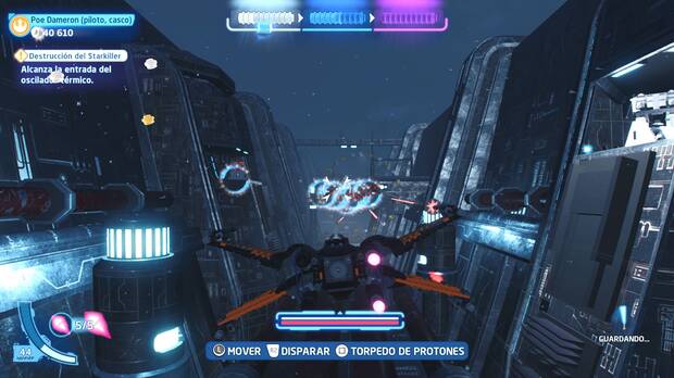 LEGO Star Wars: The Skywalker Saga - Ejemplo de cómo se ve el detector de coleccionables