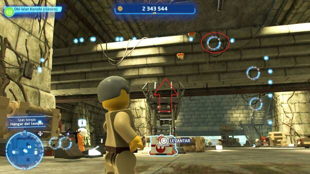 LEGO Star Wars: The Skywalker Saga - Tarjeta de datos en Gran Templo - Localización