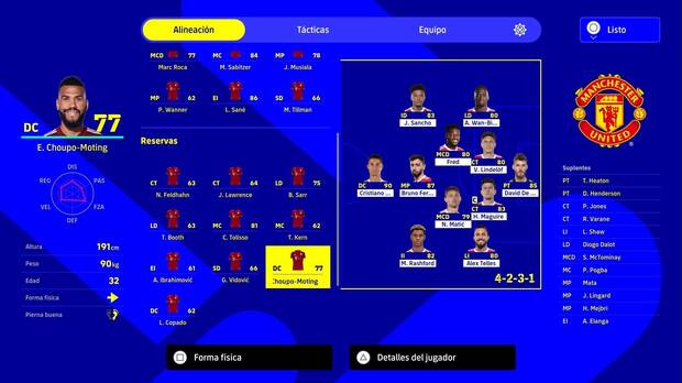 En esta versión 1.0 podemos retocar mucho más los ajustes tácticos del equipo que tienen una importancia notable en los partidos.