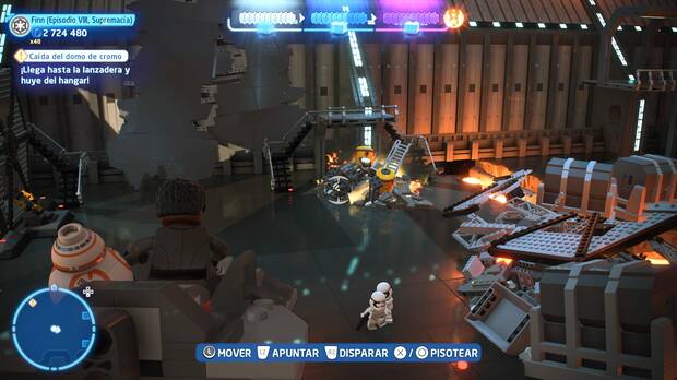 LEGO Star Wars: The Skywalker Saga - Caída del domo de cromo Minikit #5