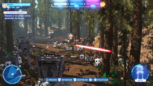 LEGO Star Wars: The Skywalker Saga - La defensa Chewbacca Minikit #3