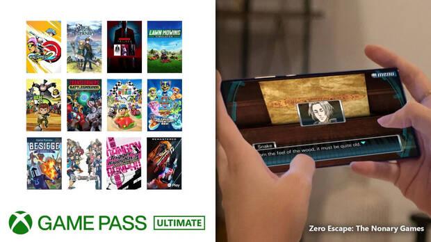 Nuevos juegos con controles tctiles en Xbox Game Pass Ultimate.