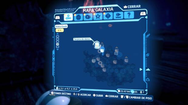 LEGO Star Wars: The Skywalker Saga - Tarjeta de datos en Aldea Ewok - Localización en el mapa