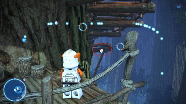 LEGO Star Wars: The Skywalker Saga - Tarjeta de datos en Aldea Ewok - Localización