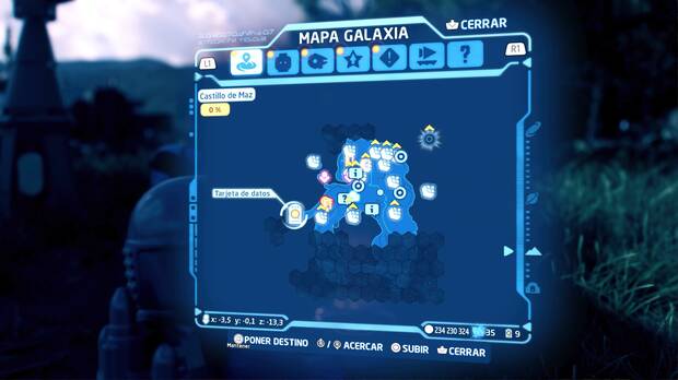 LEGO Star Wars: The Skywalker Saga - Tarjeta de datos en Castillo de Maz - Localización en el mapa