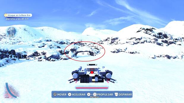 LEGO Star Wars: The Skywalker Saga - Ataque en la Base Eco Minikit #5