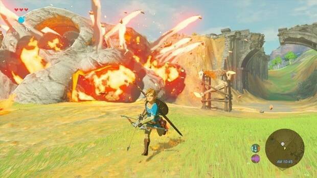Captura de The Legend of Zelda: Breath of the Wild en Switch.
