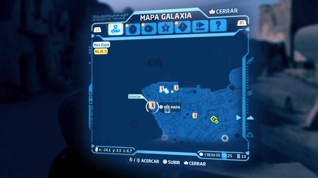 LEGO Star Wars: The Sywalker Saga - Mos Espa, ubicación del Ladrillo 32