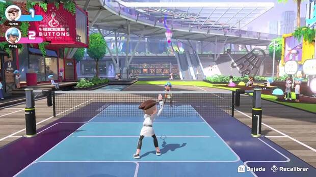 El b�dminton es el �nico deporte en el que muy de vez en cuando hemos tenido problemas con la respuesta del sensor de movimiento.