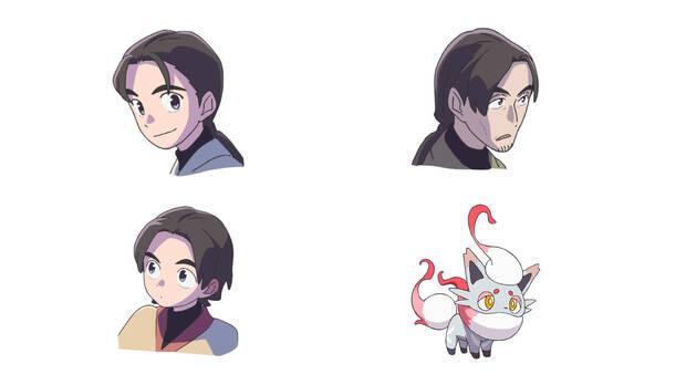 Pokmon: Nieves de Hisui - Personajes