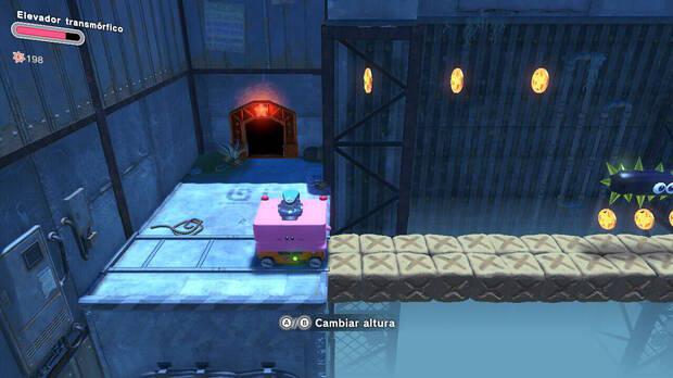 Kirby y la tierra olvidada - Cañón Luz de Luna: Supera la sala secreta sin caerte