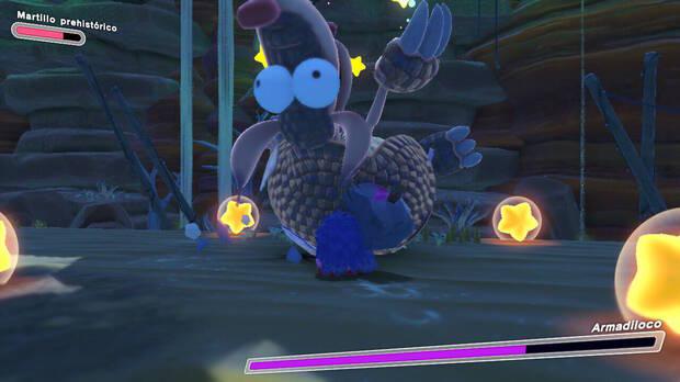 Kirby y la tierra olvidada - Vence a Armadiloco con la habilidad Martillo