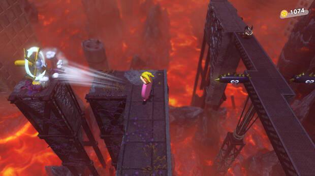 Kirby y la tierra olvidada - Vía Infernal: Interruptor molinillo nº 2
