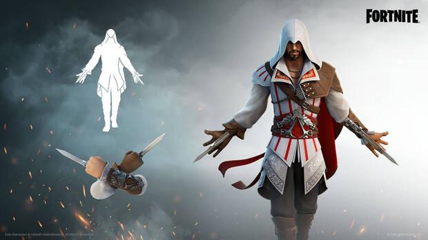 Fortnite Ezio Auditore Skin and Accessories