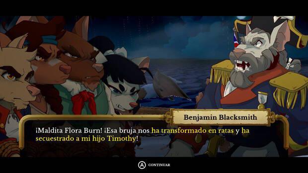 Poco sabemos de los cuatro protagonistas más allá de lo que aparece en la pantalla de elección de personaje y que les esperaba en Inglaterra un destino poco favorable.
