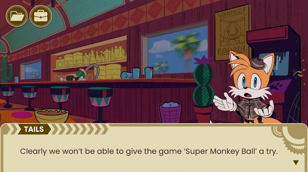 Hay una buena cantidad de gui�os tanto para los fans de Sonic como para los de Sega en general, todos ellos muy bien integrados.