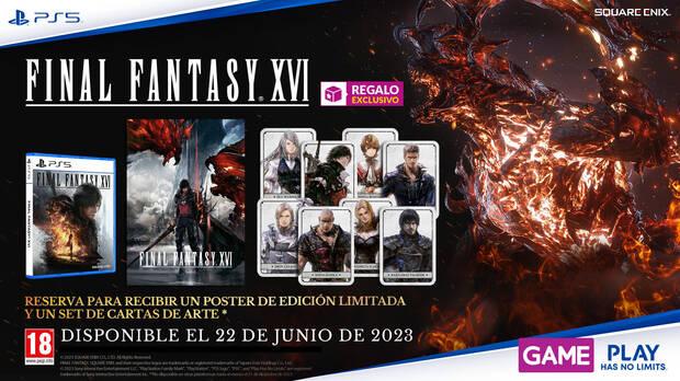 Incentivos de reserva de Final Fantasy 16 en GAME.