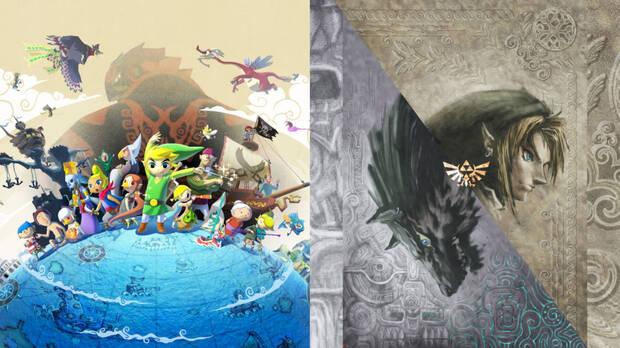 Zelda Wind Waker HD y Zelda Twilight Princess HD