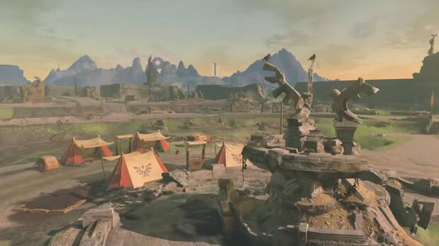 Zelda Tears of the Kingdom, detalles secretos del triler final - La reconstruccin de Hyrule