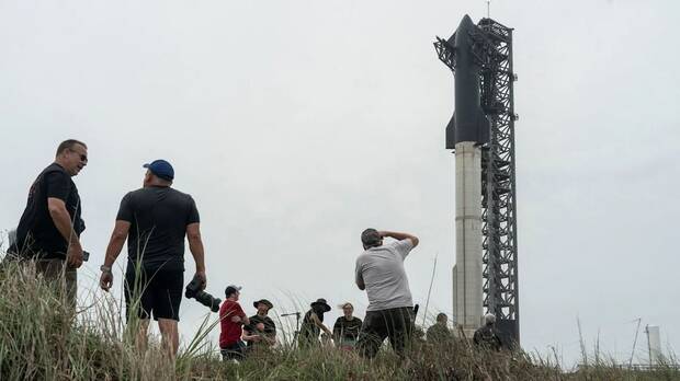 Lanzamiento de primera prueba de vuelo cancelada de Starship