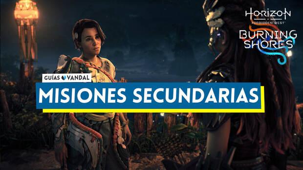 Horizon Forbidden West Orillas Ardientes - Misiones secundarias