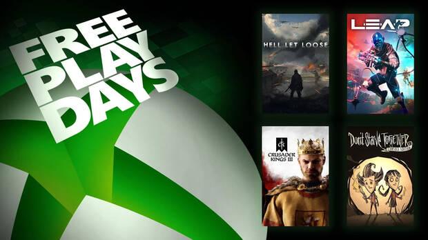 Nuevos juegos de Free Play Days en Xbox Live Gold.