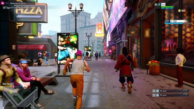 Metro City rebosa vida, pero tambi�n es cierto que hay fallos visuales aqu� y all�.