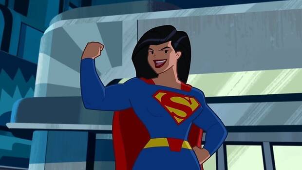 Superman convertido en mujer por la kryptonita rosa