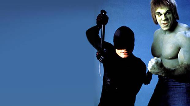 Daredevil en su debut con Hulk en El juicio del incre�ble Hulk